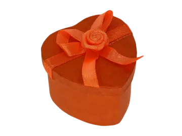 Ringbox Schmuckbox orange